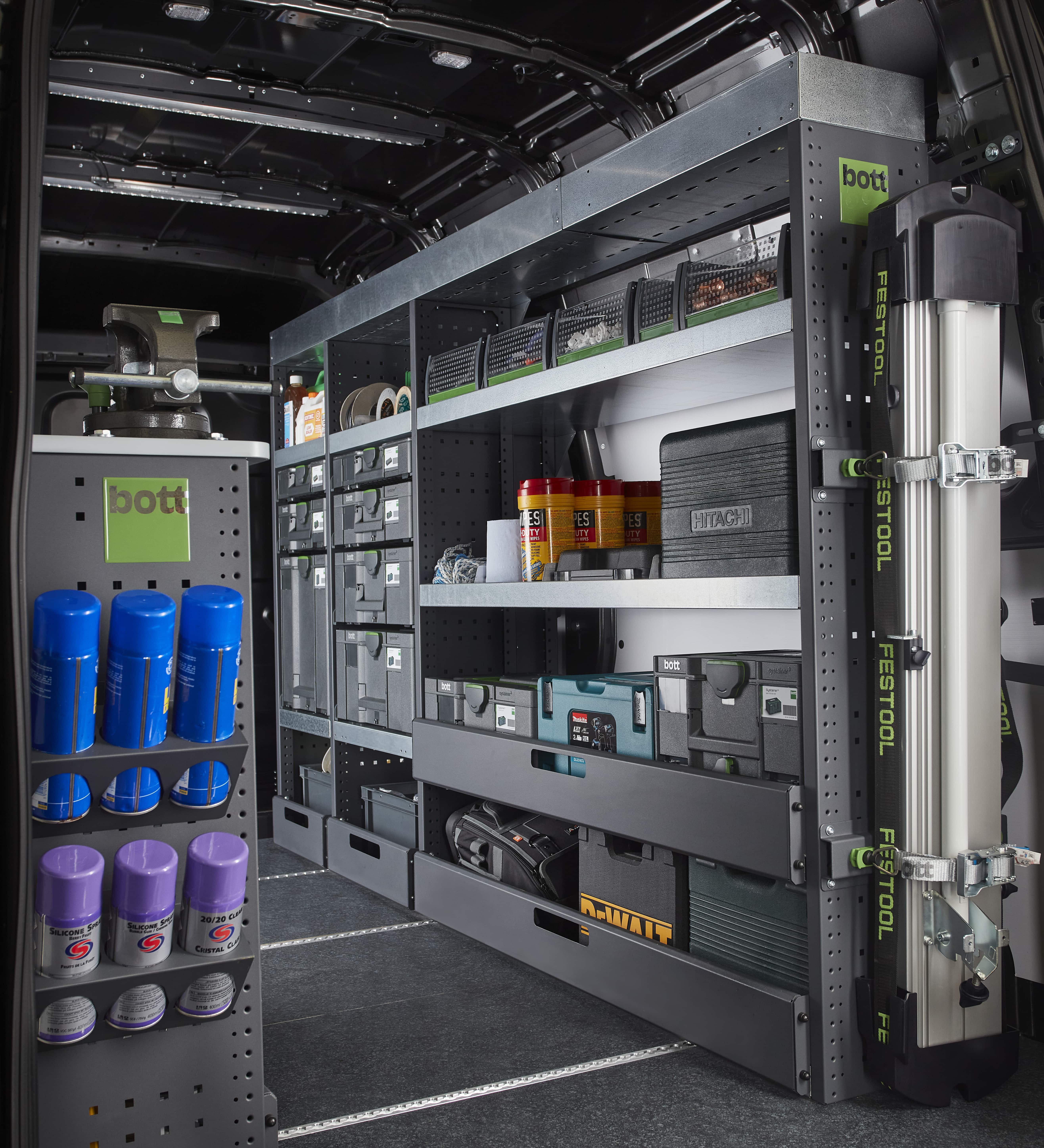 bott Conversion Centres Custom Van Racking bott UK