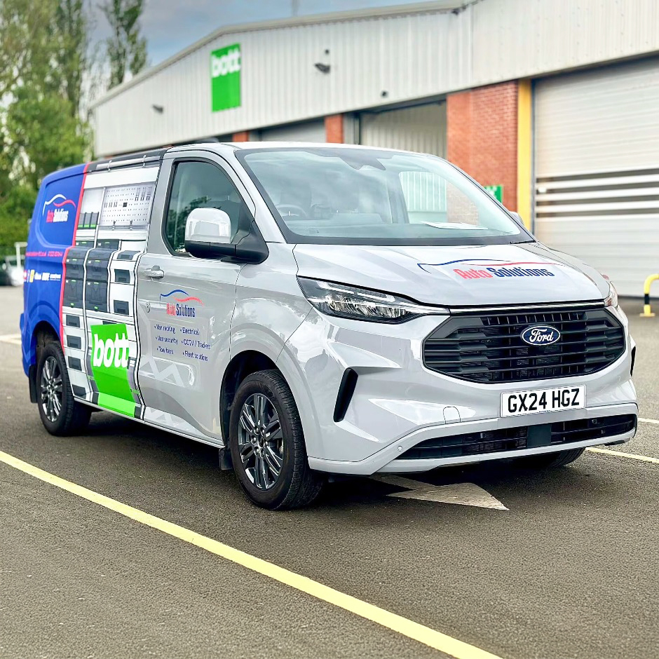 van with bott van graphics - custom van wrapping - installed by bott