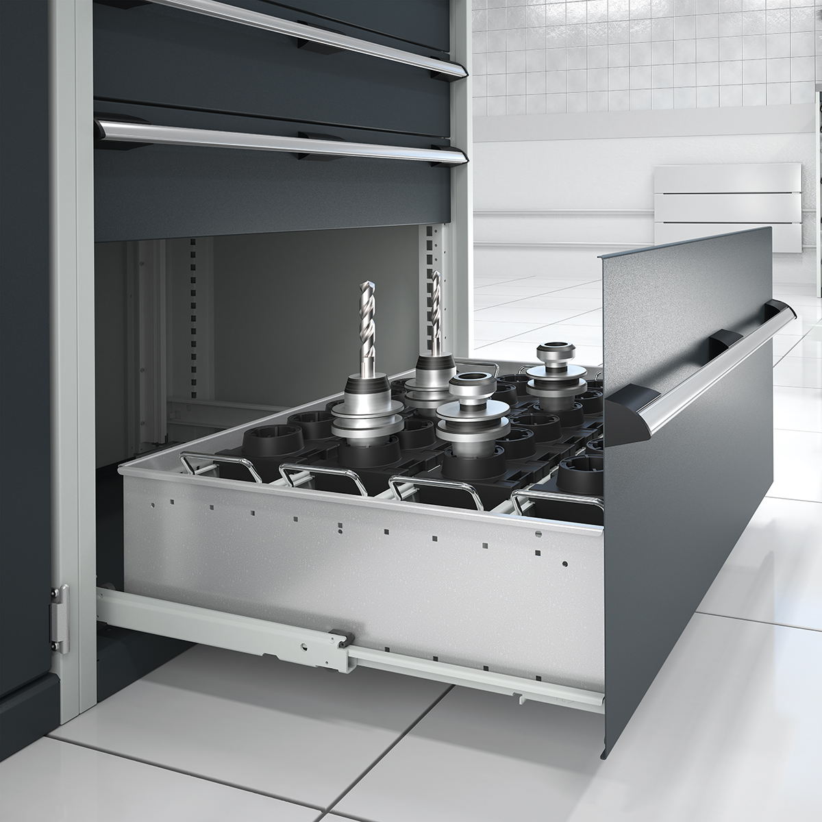 cnc tool storage from Bott Ltd.