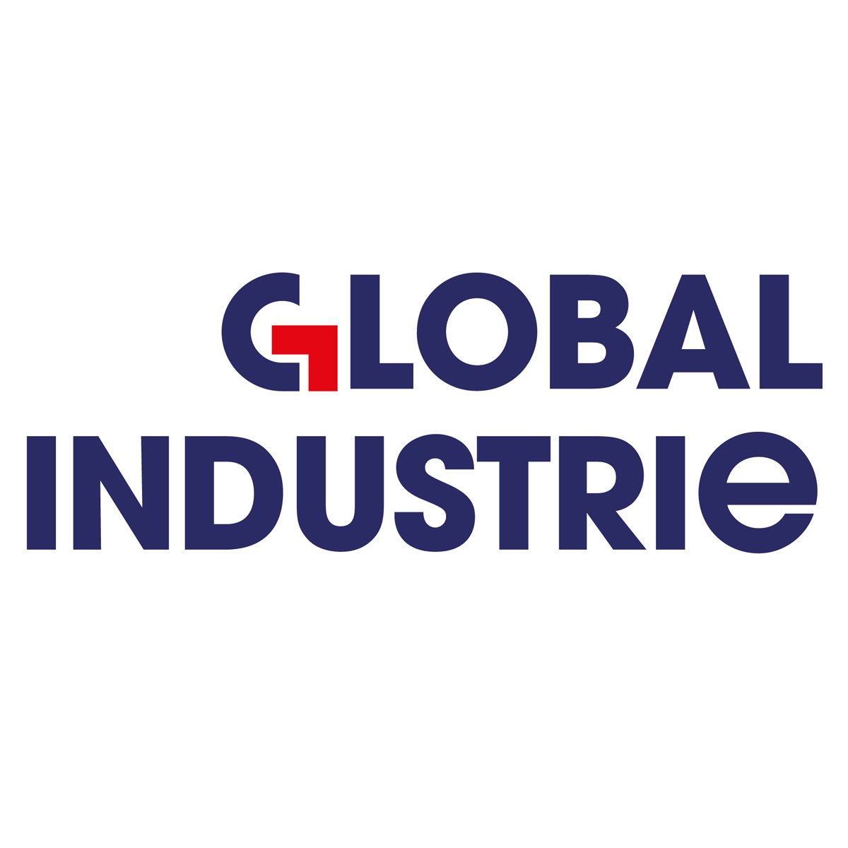 global insustrie logo - blue and red text based logo