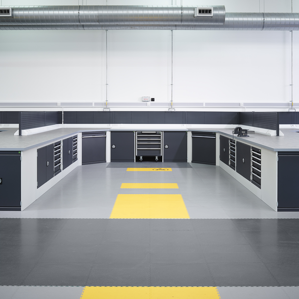 bott modular storage equipment in grey