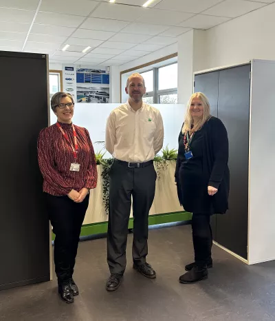 A visit from Petroc College